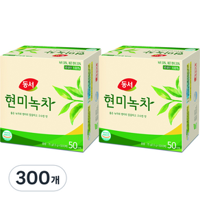 동서 현미녹차 티백, 1.5g, 50개입, 6개