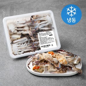 바다자리 국산 절단손질꽃게 (냉동), 500g, 1개