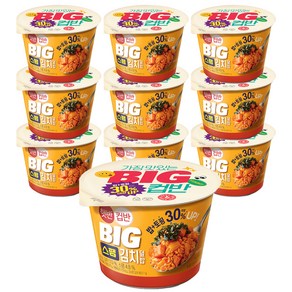 햇반컵반 BIG 스팸김치덮밥, 328g, 10개