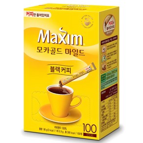 맥심 모카골드 마일드 블랙 커피믹스, 900mg, 100개입, 1개