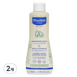 무스텔라 젠틀 유아 샴푸, 500ml, 2개