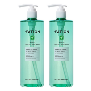 파티온 노스카나인 트러블 바디 워시 쑥잎향, 490ml, 2개