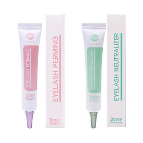 래쉬업 튜브형 속눈썹 웨이브펌 1제 + 2제 세트, 20ml, 1세트