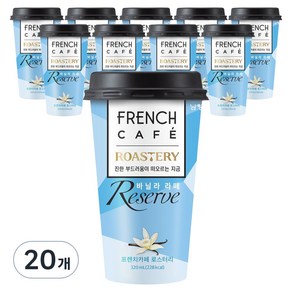 프렌치카페 바닐라 라떼 리저브 로스터리, 320ml, 20개