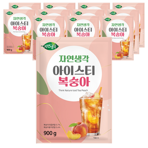 희창유업 자연생각 아이스티 복숭아, 900g, 1개입, 12개