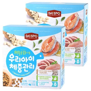 데이스포 강아지 우리아이 기능성 사료, 다이어트(체중관리), 1.8kg, 2개