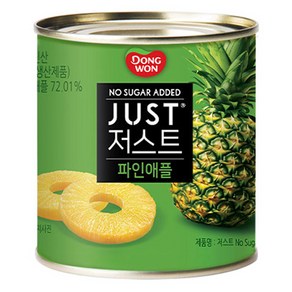 동원 JUST 저스트 노슈가 파인애플 통조림, 1개, 425g