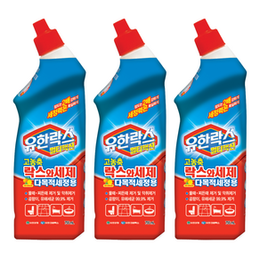 유한락스 멀티액션 락스와세제 고농축 다목적세정용, 755ml, 3개
