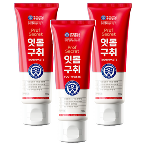 연세생활건강 프로프 시크릿 잇몸구취 치약, 100g, 3개