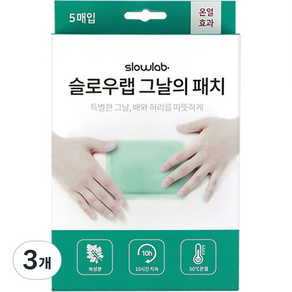 슬로우랩 그날의패치 핫팩 5p