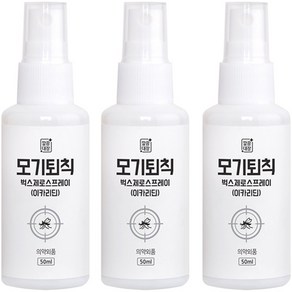 깔끔대장 모기퇴칙 벅스제로 스프레이, 3개, 50ml