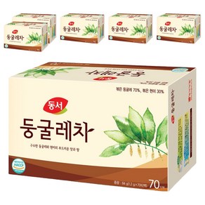 동서 둥굴레차 티백, 1.2g, 70개입, 6개