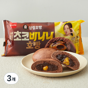 삼립 삐약이 초코바나나 호빵, 315g, 3개