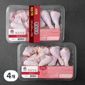 사조원 닭 볶음탕용 (냉장), 600g, 4개