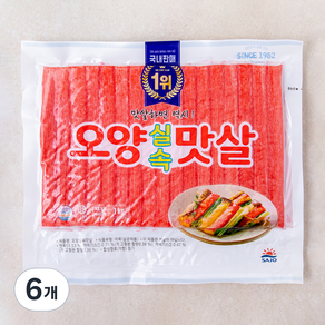 사조오양 오양실속맛살, 1kg, 6개