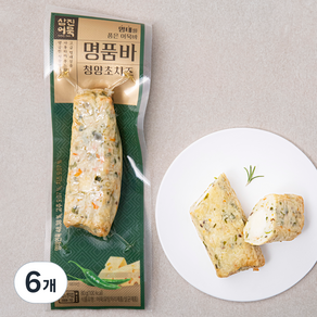 삼진어묵 명품바 청양초치즈, 80g, 6개