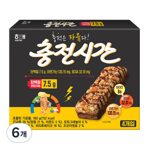 충전시간 4p, 160g, 6개