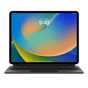 Apple 정품 매직 키보드 iPad Po 12.9 6세대/ Ai 13 M2 호환용, 일본어, 블랙