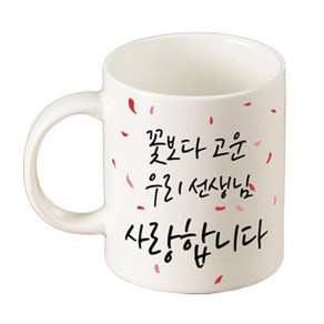 TBL 머그 꽃보다고운 선생님 300ml, 혼합색상, 1개