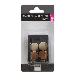 다산사무기 초강력ND자석 15mm x 5T 4입, No10, 1개