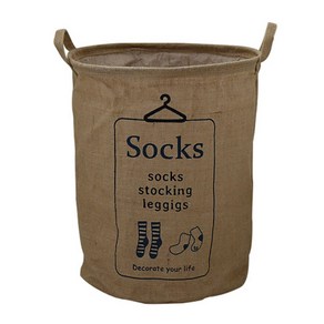 Boss 빈티지 빨래 분리수거함 대, Socks, 1개