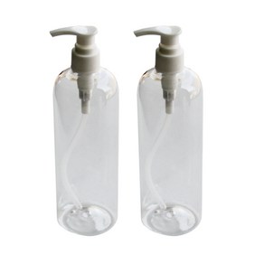 리버그린 공병 투명 500ml + 화이트캡, 2개