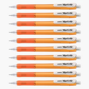 제브라 타프리 클립 샤프 오렌지W, 0.5mm, 10개입