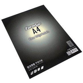 폼텍 전산 잉크젯 투명 라벨지 IC-3130