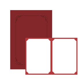 우진 무지끼움식고급형 종이상장케이스 350g 22.4 x 31 cm