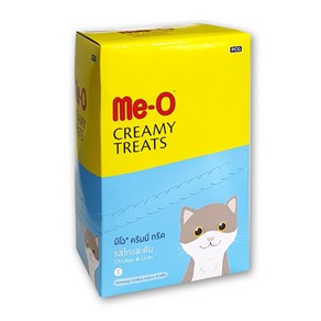 MeO 고양이 크리미 짜먹는 간식, 치킨 + 리버, 60g, 96개