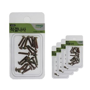 핸디맨 직결나사4 x 20 mm 20p, 5개