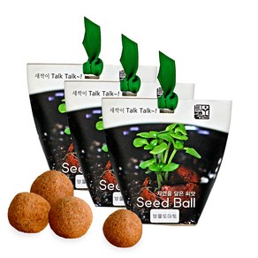 틔움월드 자연을 닮은 씨앗 Seed Ball 텃밭가꾸기세트 4개입 3세트, 방울토마토, 2cm