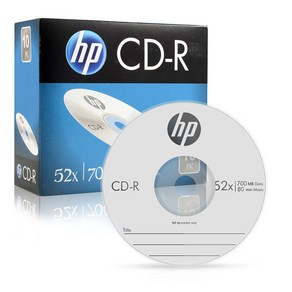 HP CD-R 52X 700MB 슬림 케이스 10p, 1개