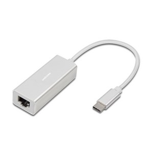 유니콘 C타입 USB 2.0 유선랜 어댑터 노트북용