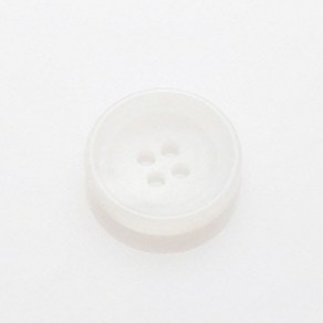 HR빅버튼 엠비오 단추 18mm, 화이트, 4개