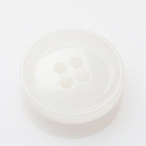 HR빅버튼 아이리스 단추 18mm, 화이트, 8개