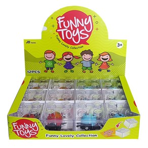 AOHUA Funny Toys 블럭 태엽토이 무당벌레 와인드업 12p세트, 혼합 색상, 1개