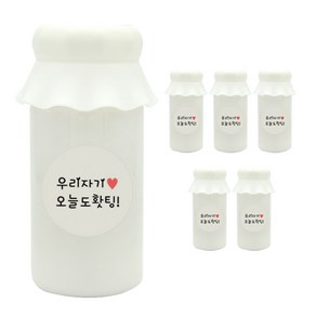 도나앤데코 사랑스러운뚜껑 보틀 6p + 우리자기오늘도홧팅 스티커 6p