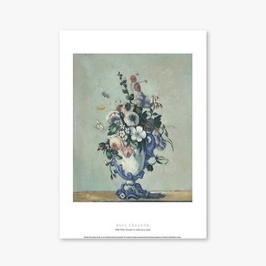 [에이블밤부] Flowes in a Rococo Vase - 폴 세잔 005 A4 (210X297)