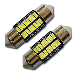 렉서스 맥스파워 광 16LED 실내등 캔버스타입 무극성 31mm