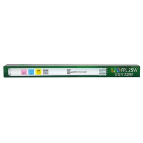 디럭스 FPL 55W 호환형 LED 안정기 형광등 25W ULP-25, 주광색, 1개