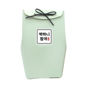 도나앤데코 끌레르 선물백 중 10p + 끈 민트 10p + 굿럭투유 4 x 4 cm 라운드정사각 스티커 10p, 혼합 색상, 1세트