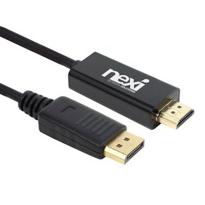 넥시 DP to HDMI 케이블 디스플레이포트 4K 30Hz 1m V1.2