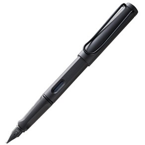 LAMY 사파리 만년필 병잉크 세트, M, 매트블랙