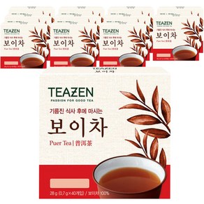 티젠 보이차, 0.7g, 40개입, 12개