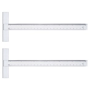 블루마토 플라스틱 T자 60cm TSP002, 혼합 색상, 2개입