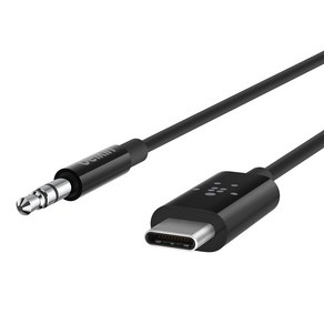 벨킨 3.5mm 오디오 AUX to USB C타입 케이블 0.9m