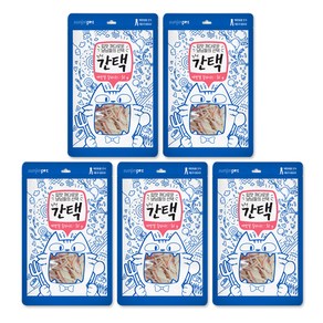 간택 고양이간식 생선살, 게맛살슬라이스, 30g, 5개