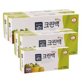 명진 크린 위생팩 소 100매 + 중 100매 x 2p + 대 100매 2p, 1세트