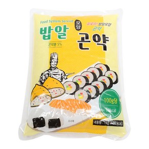 글로델 밥알 모양 곤약, 1kg, 1개